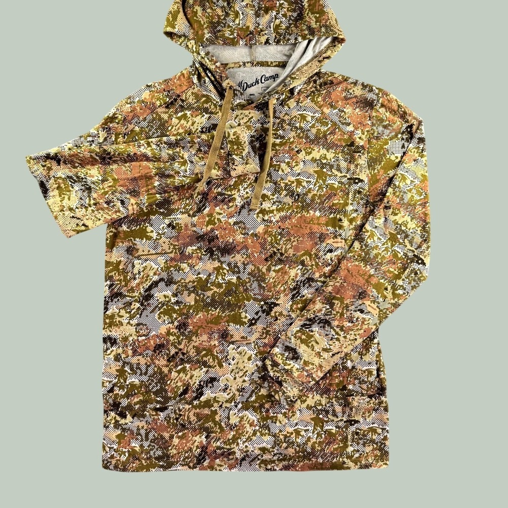 Duck Camp‎ Bamboo Camo Hoodie Shirt Men S Hunting Base Layer Warfighter Graphic